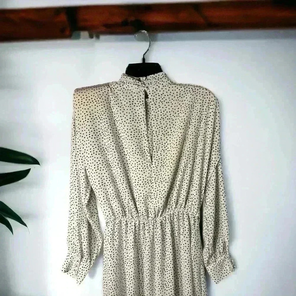 ZARA Famous "Polka Dot Dress" White/Black Size Small Dress. #ZaraPolkaDotDress - Picture 3 of 6